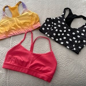 Women’s Sports Bra Bundle - Lululemon and Outdoor Voice, Size Small
